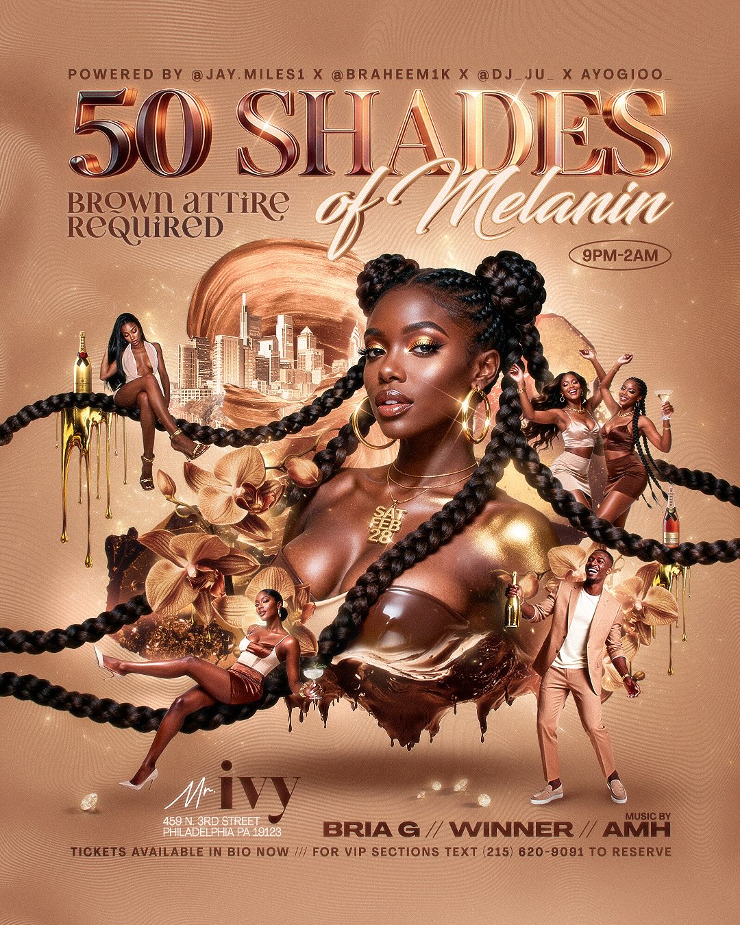 50 Shades of Melanin x Mr. Ivy Saturday Night