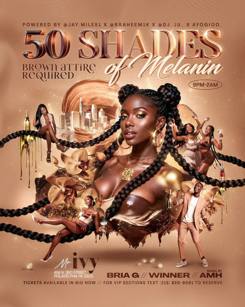 50 Shades of Melanin x Mr. Ivy Saturday Night