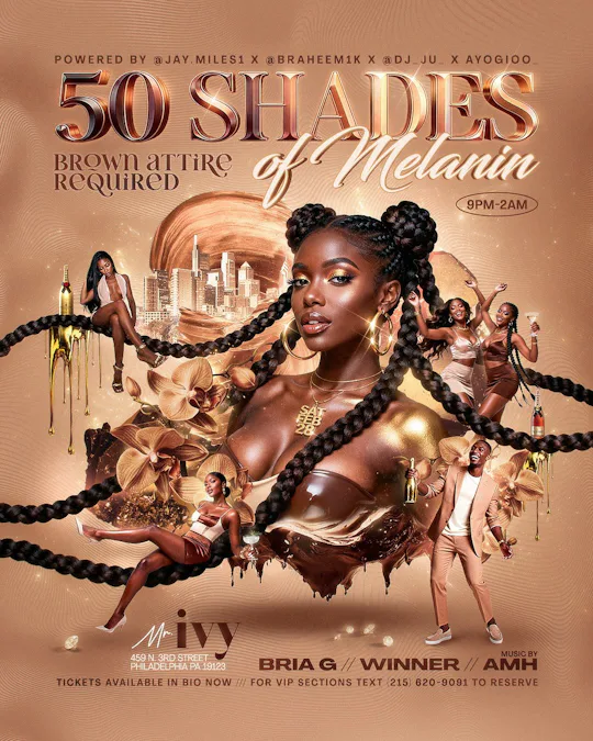 50 Shades of Melanin x Mr. Ivy Saturday Night