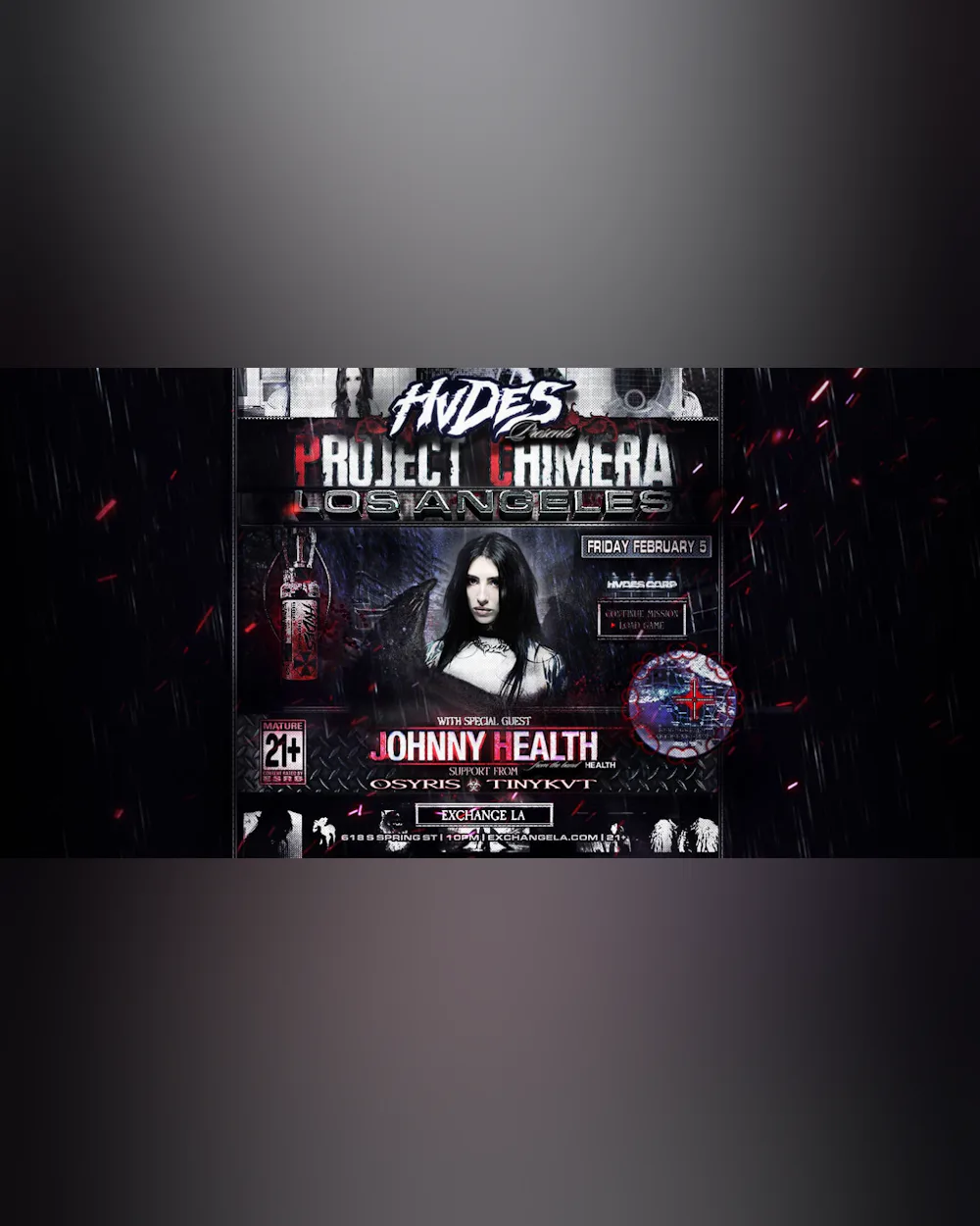 HVDES w/ Special Guest Johnny Health