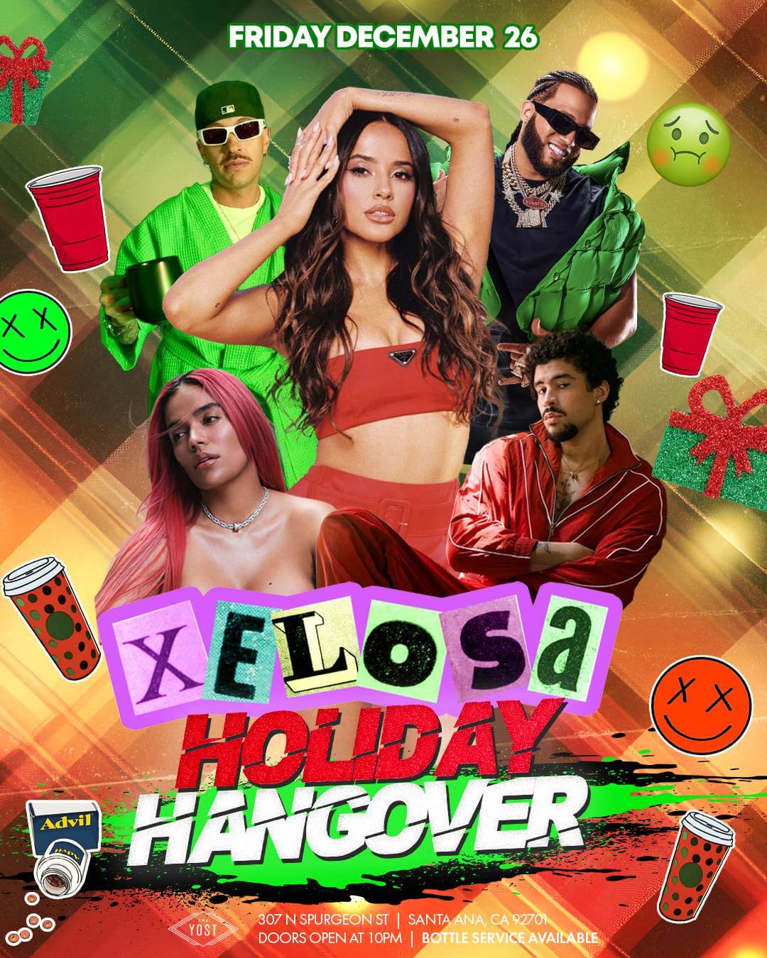 XELOSA HOLIDAY HANGOVER PARTY @ YOSTTHEATER