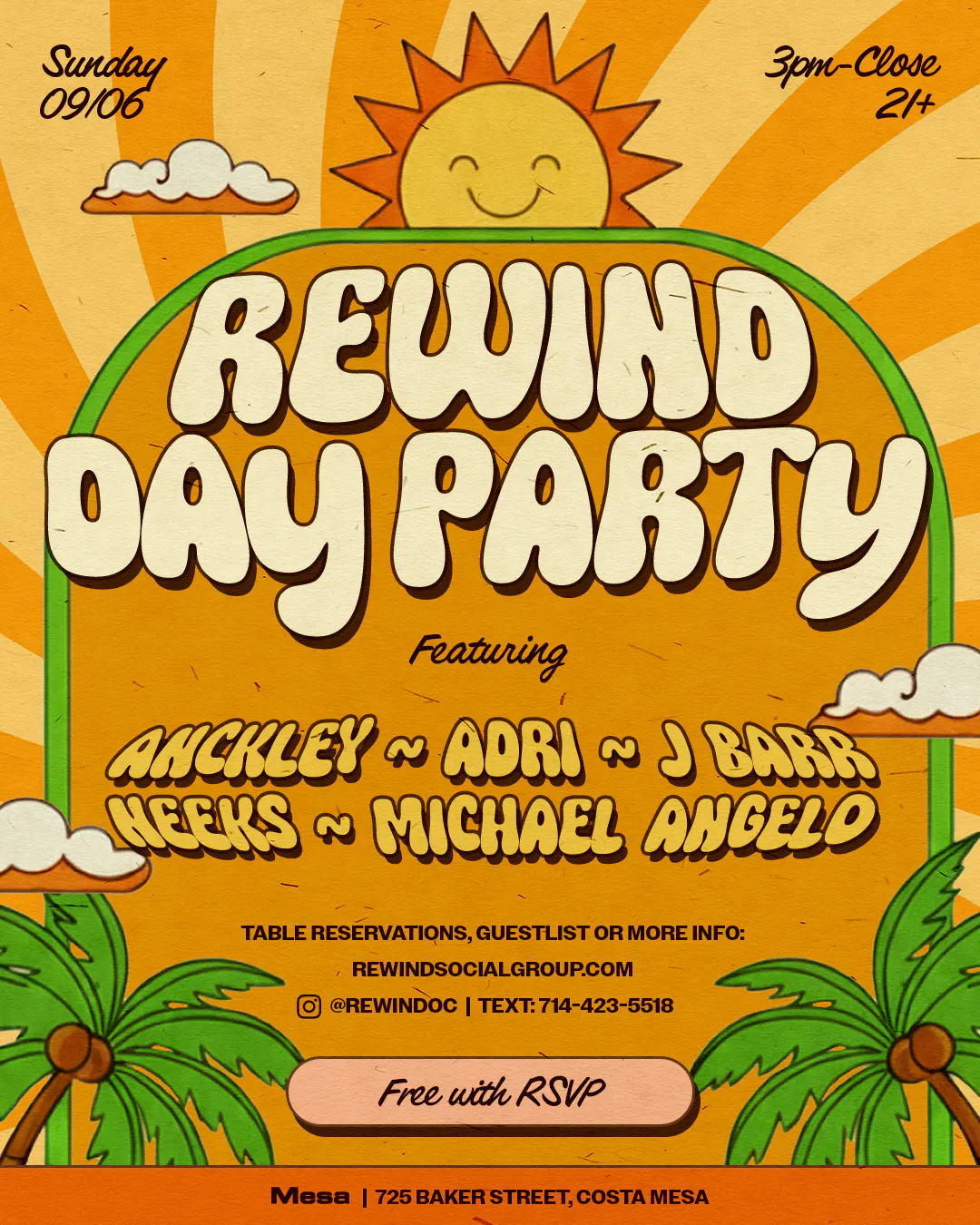 REWIND DAY PARTY | Mesa