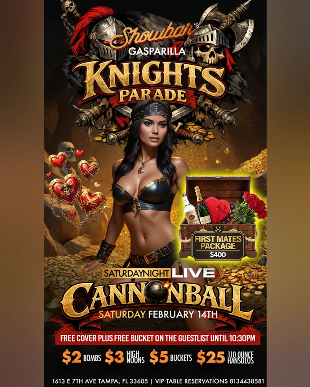 Knight Parade: 6th Annual Cannonball - 2/14/26