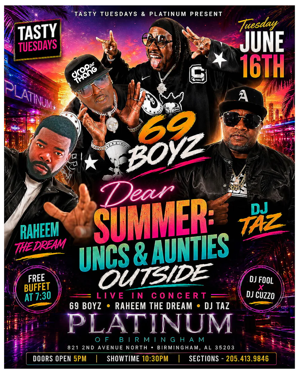 Dear Summer w/ 69 Boyz, Raheem The Dream, & DJ Taz