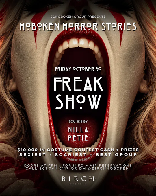 10/30 HOBOKEN HORROR STORIES: FREAKSHOW