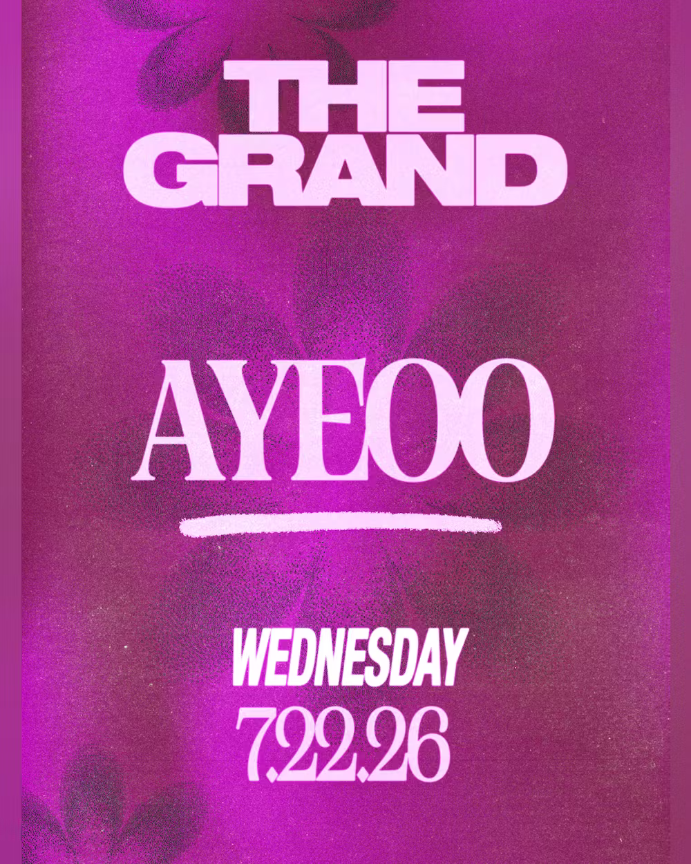 Ayeoo | The Grand Boston