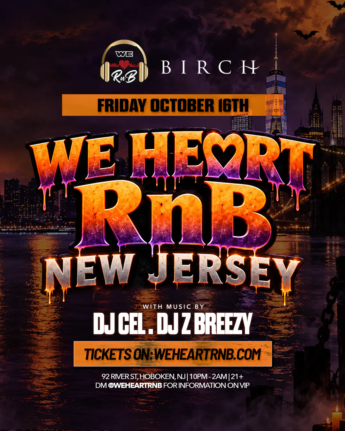 10.16 WE HEART RNB: HALLOWEEN EDITION