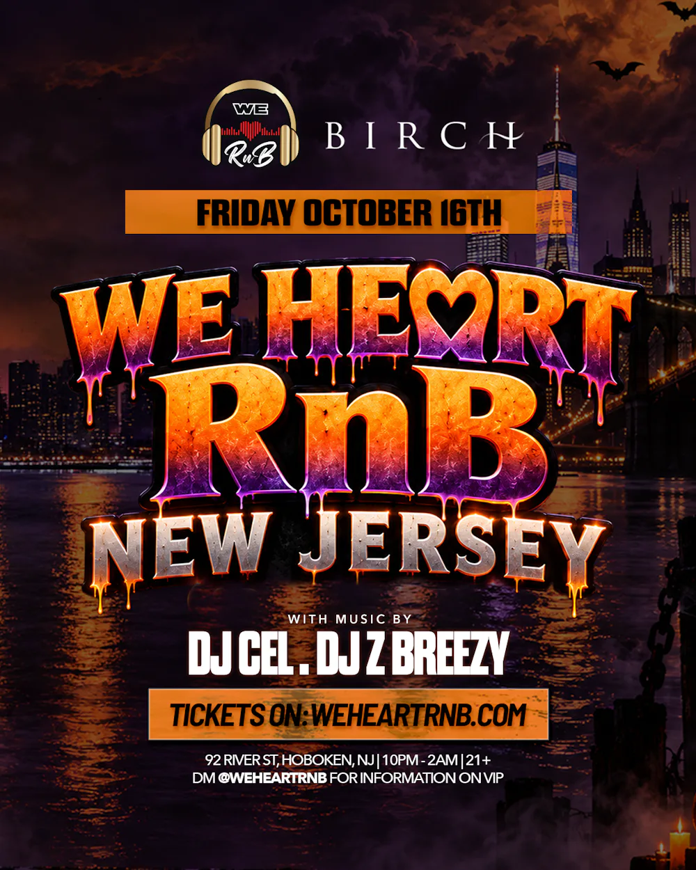10.16 WE HEART RNB: HALLOWEEN EDITION