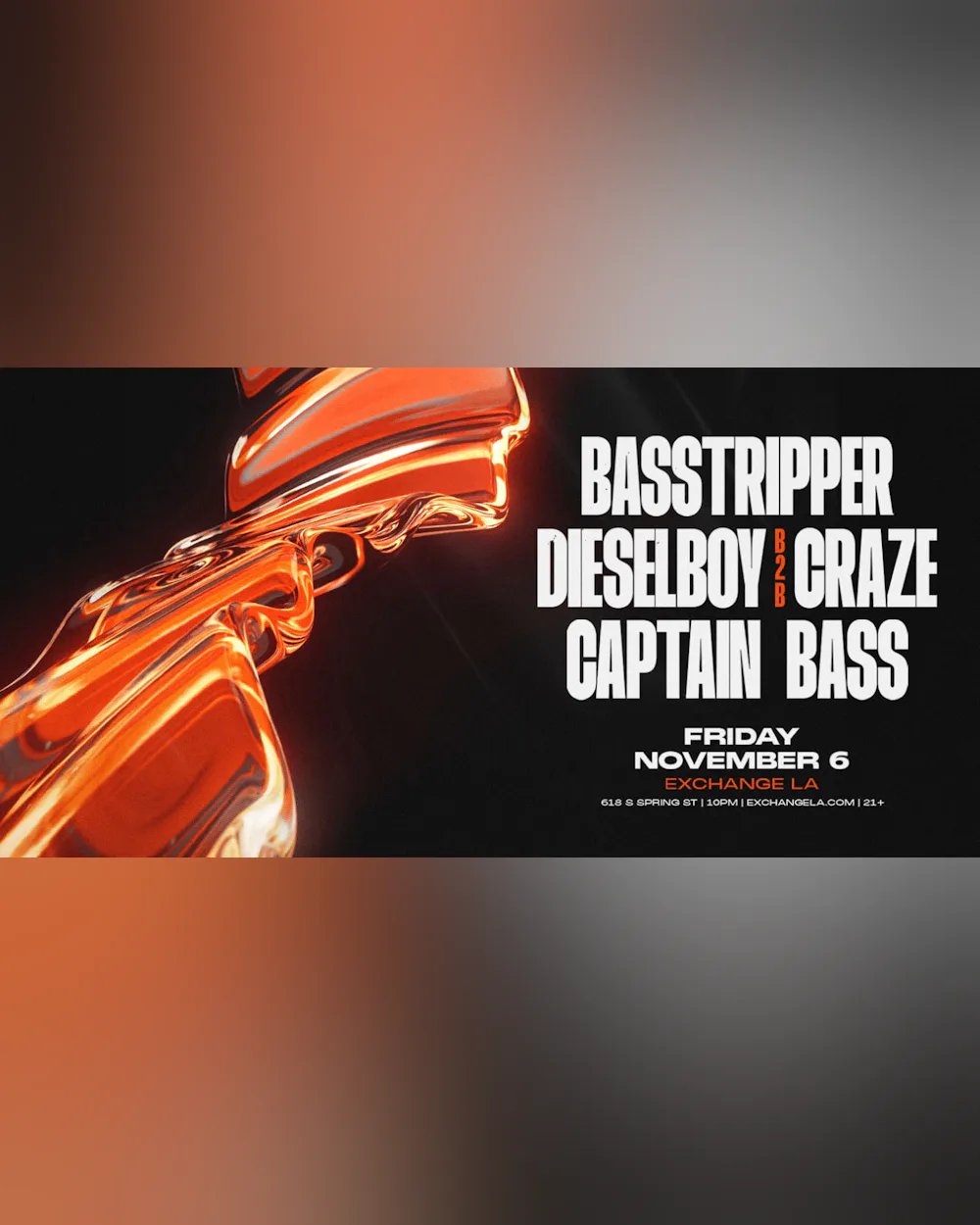 BASSTRIPPER, DIESELBOY B2B CRAZE, CAPTAIN BASS