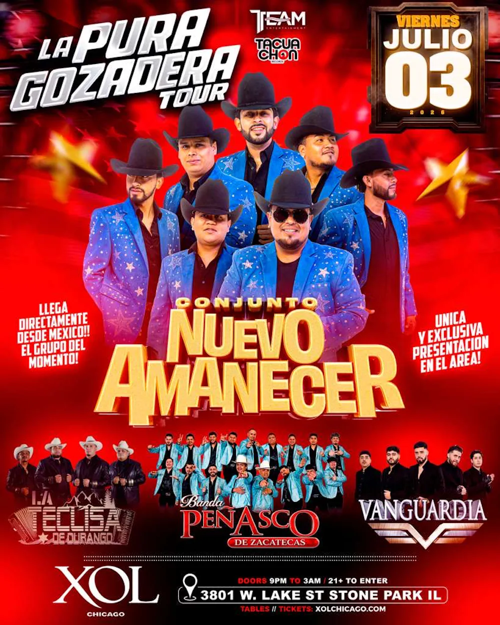 Conjunto Nuevo Amanecer En Vivo