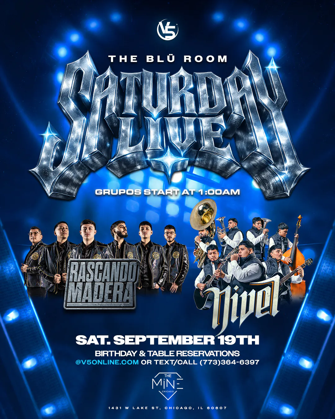 Saturday Live Blü Room 