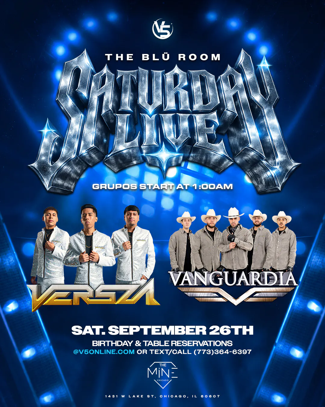 Saturday Live Blü Room 