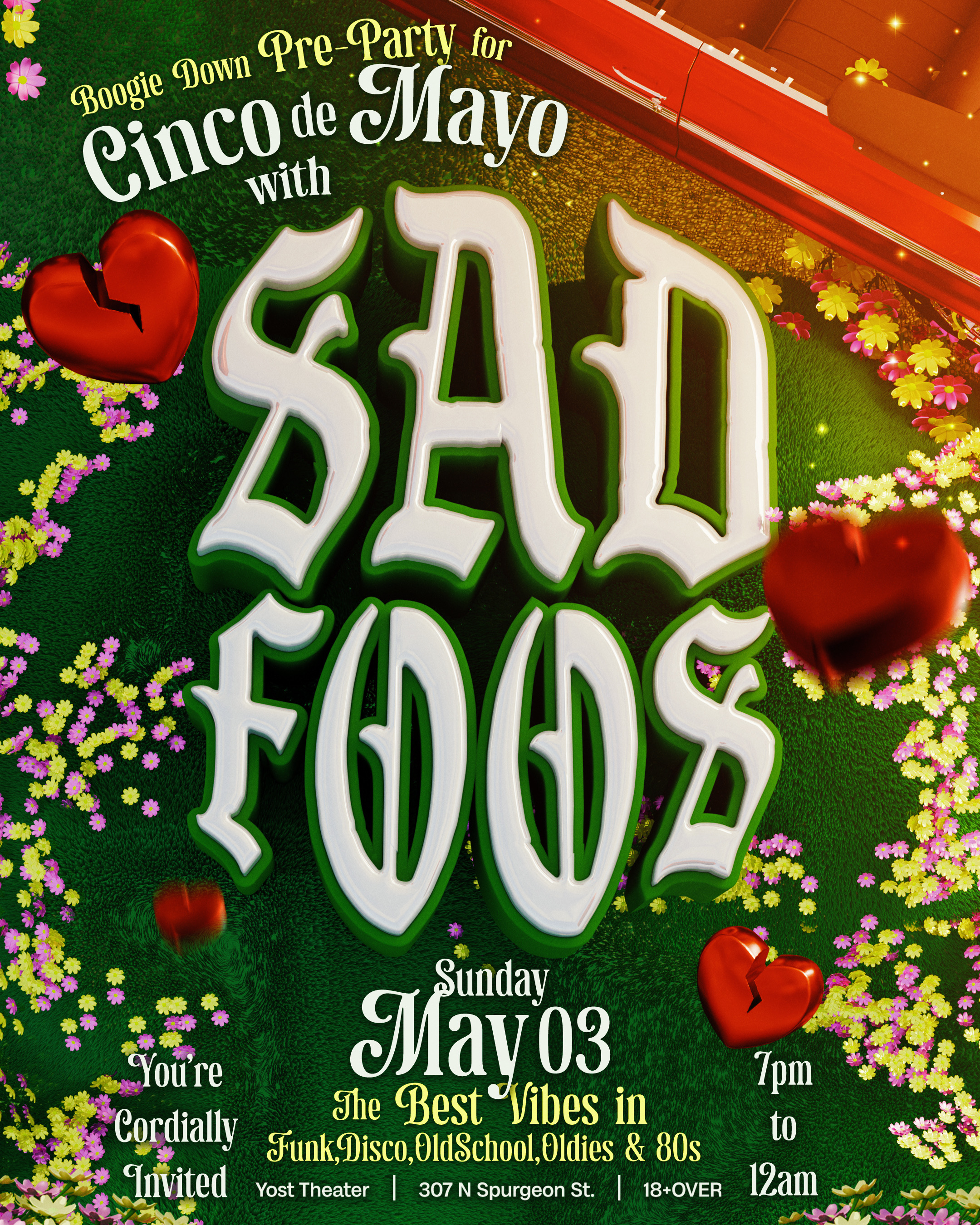 Sad Foos Pre Cinco De Mayo Party - Funk + Old School + Disco + Oldies + Freestyle!
