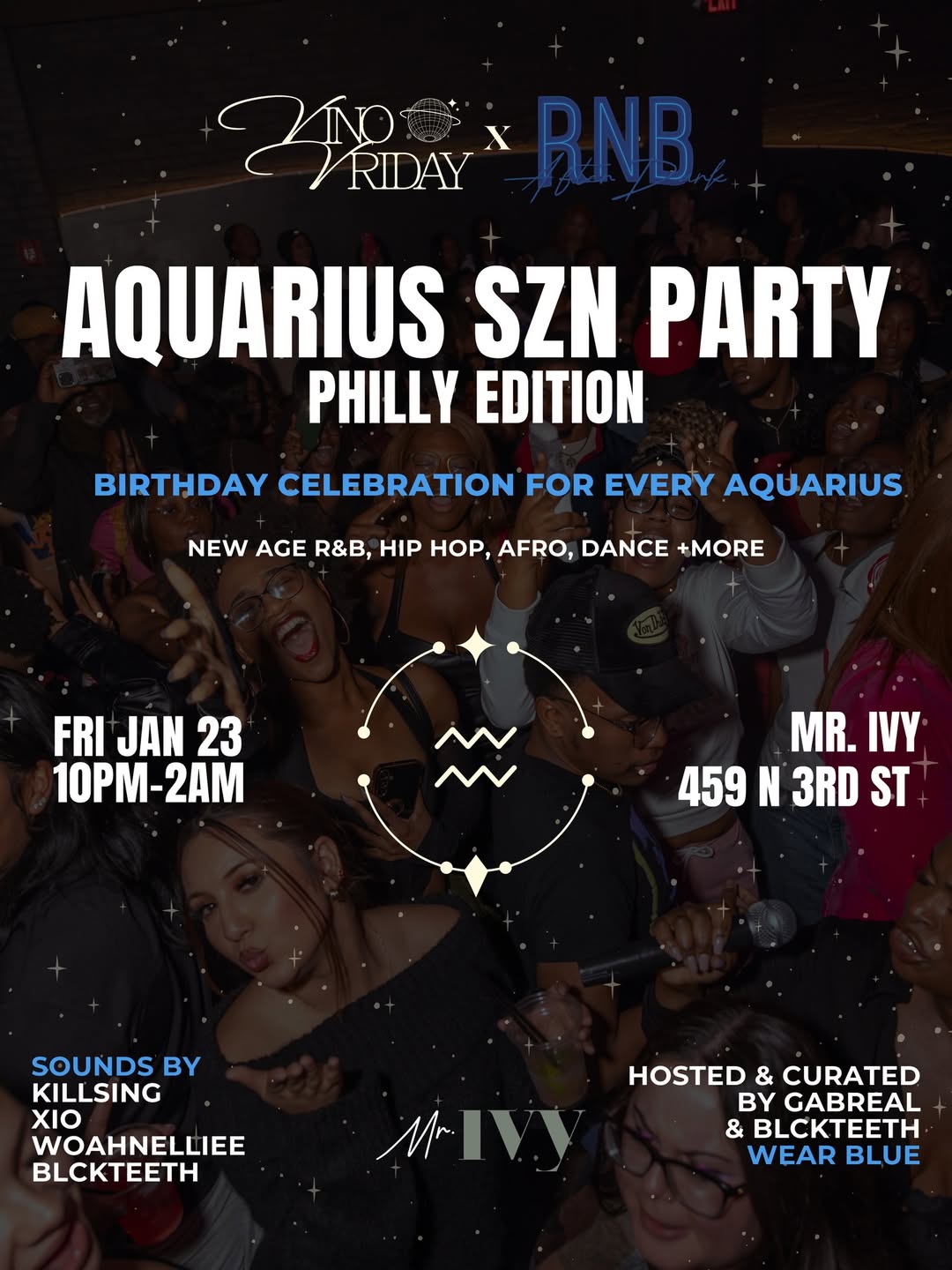 Vino Vriday x RNB Aquarius Szn Party