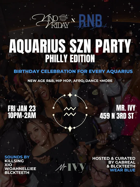 Vino Vriday x RNB Aquarius Szn Party