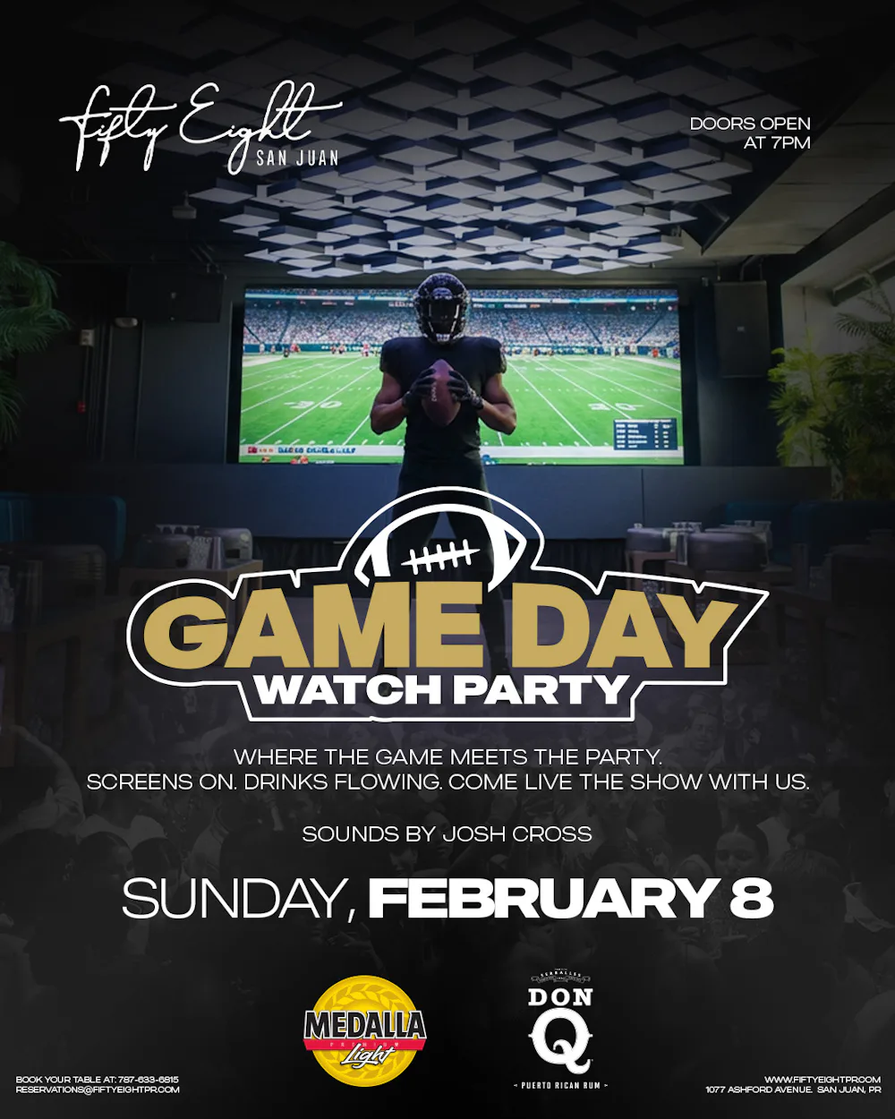 SUPER BOWL WATCH PARTY | SOUNDS BY JOSH CROSS