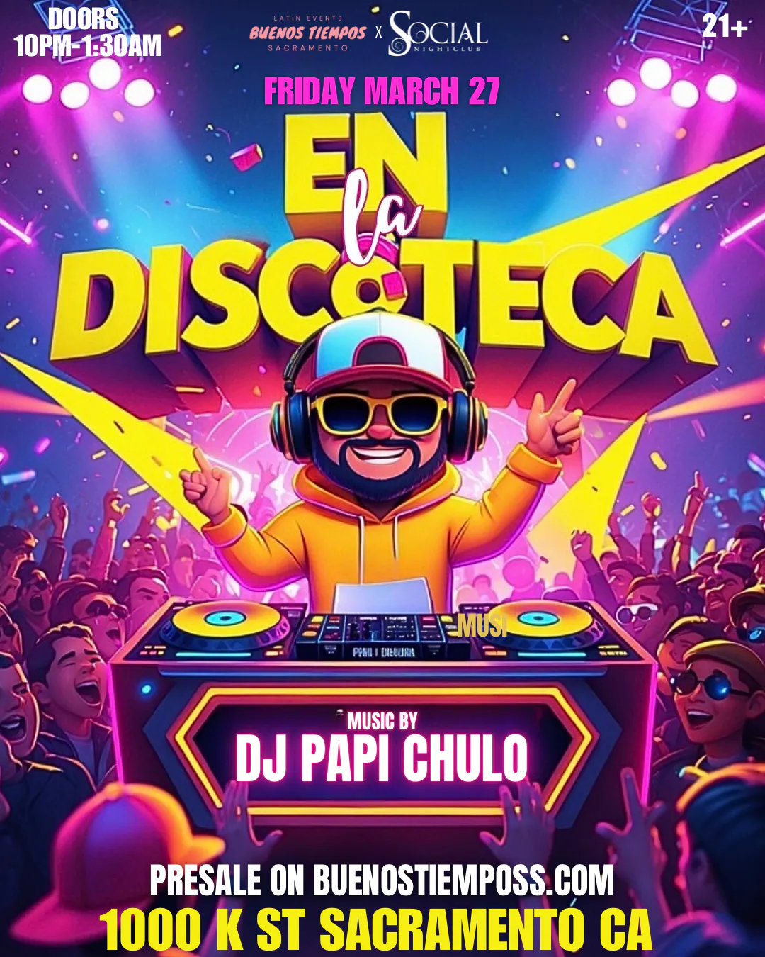 SOCIAL NIGHTCLUB PRESENTS: BUENOS TIEMPOS [EN LA DISCOTECA]