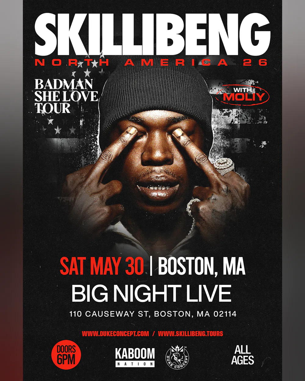 Skillibeng at Big Night Live