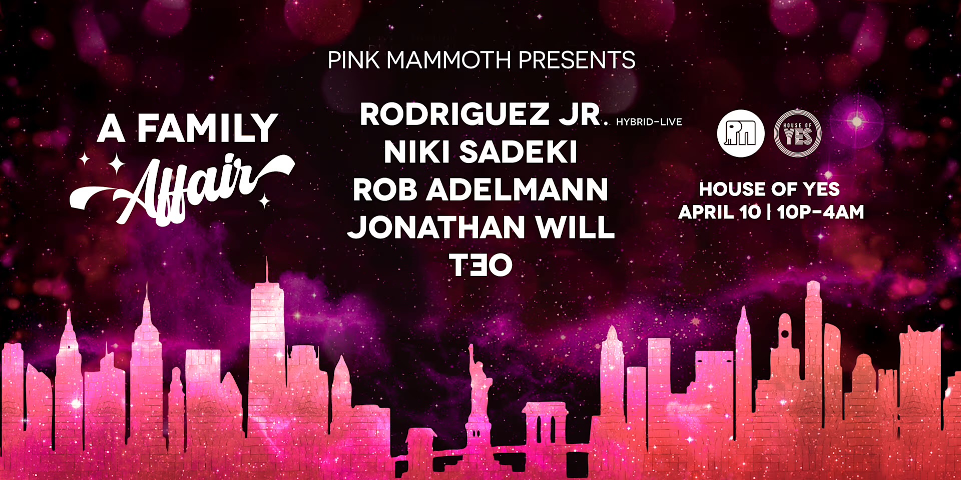 PINK MAMMOTH: RODRIGUEZ JR • NIKI SADEKI • ROB ADELMANN ++