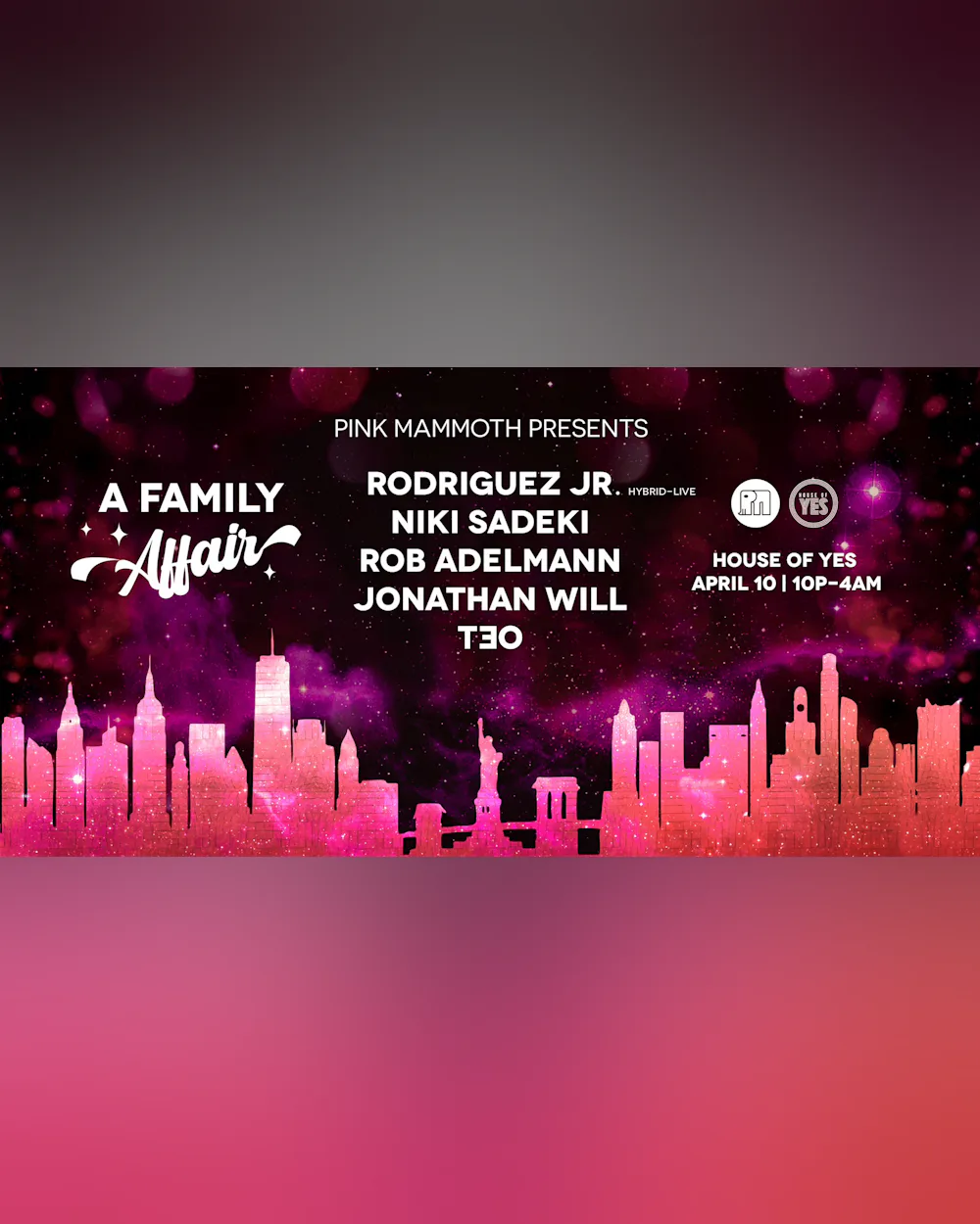 PINK MAMMOTH: RODRIGUEZ JR • NIKI SADEKI • ROB ADELMANN ++