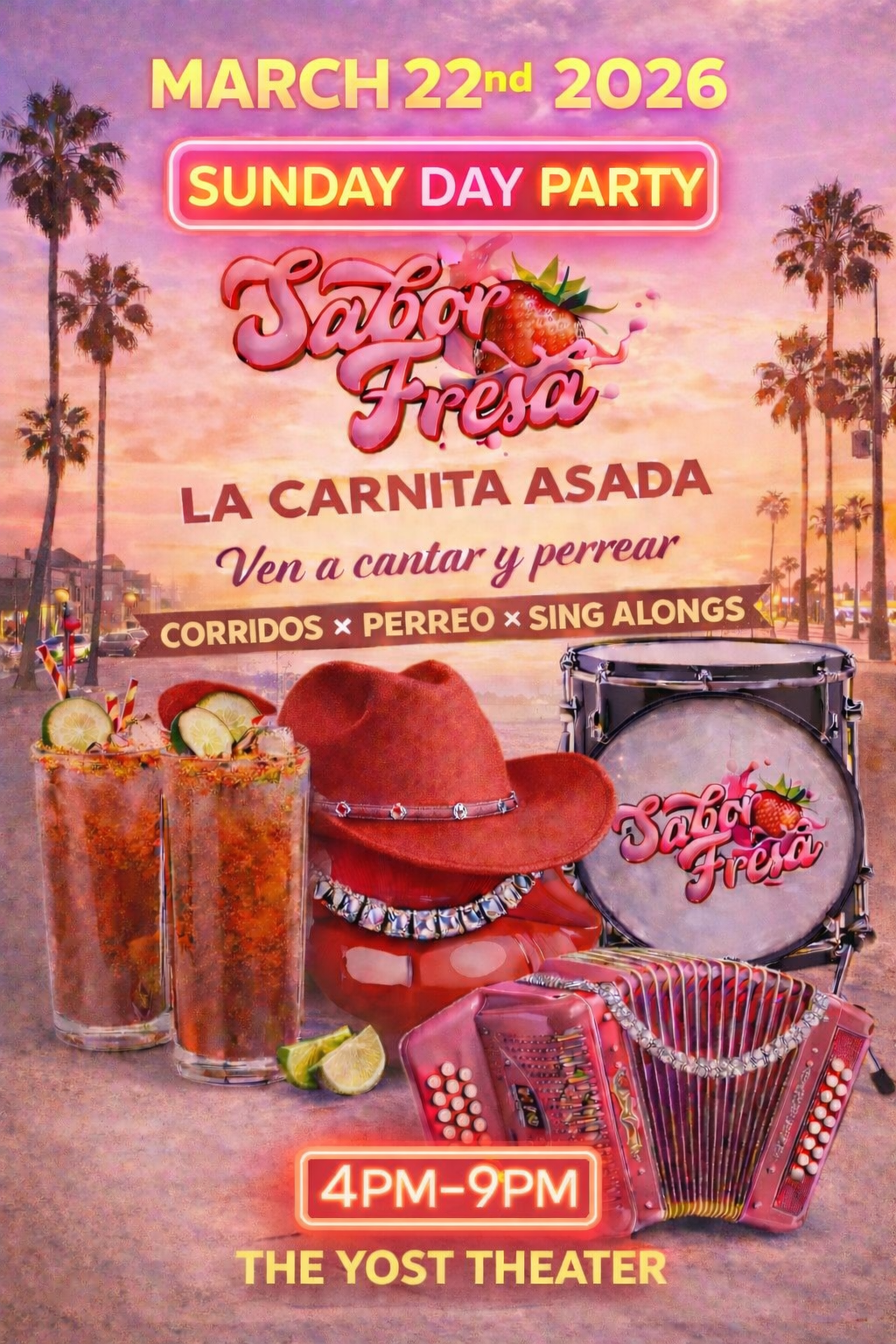 SABOR FRESA Day Party: La Carnita Asada