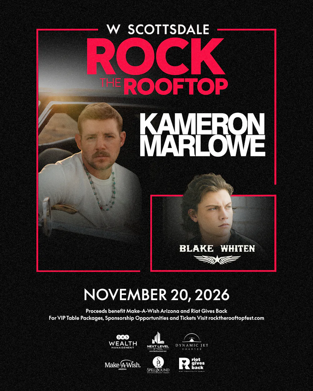 Rock the Rooftop 2026 with Kameron Marlowe + Blake Whiten