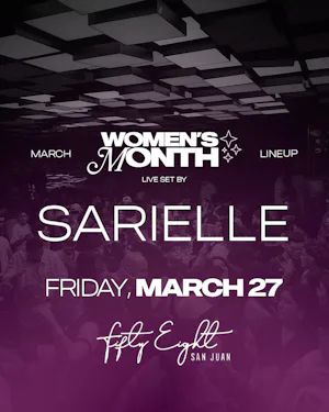 FRIDAY 3/27 | SOUNDS BY SARIELLE