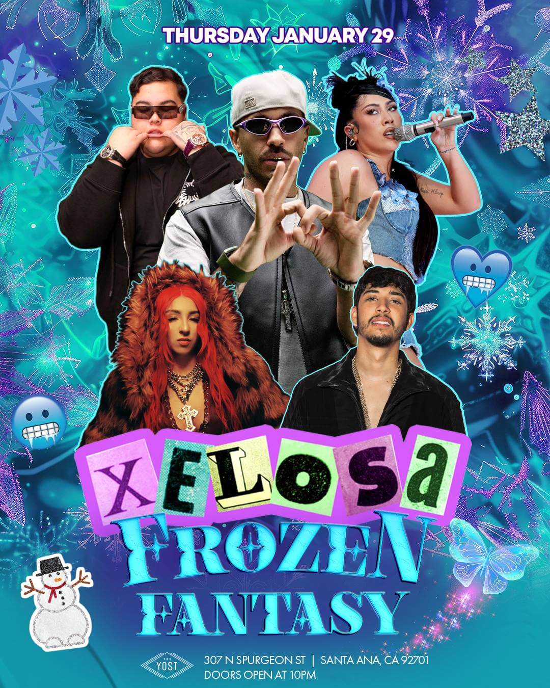 XELOSA FROZEN FANTASY PARTY  @ YOSTTHEATER