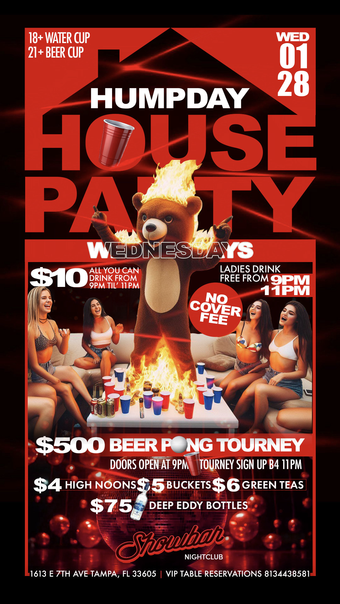 House Party Wednesdays: $500 Beer Pong Tournament - 1/28/26