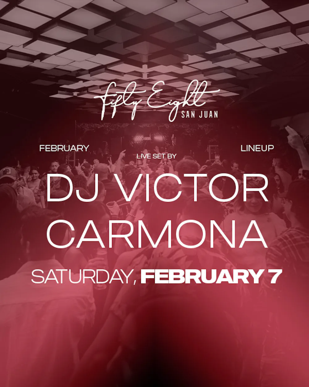 SATURDAY 2/07 | SOUNDS BY VICTOR CARMONA