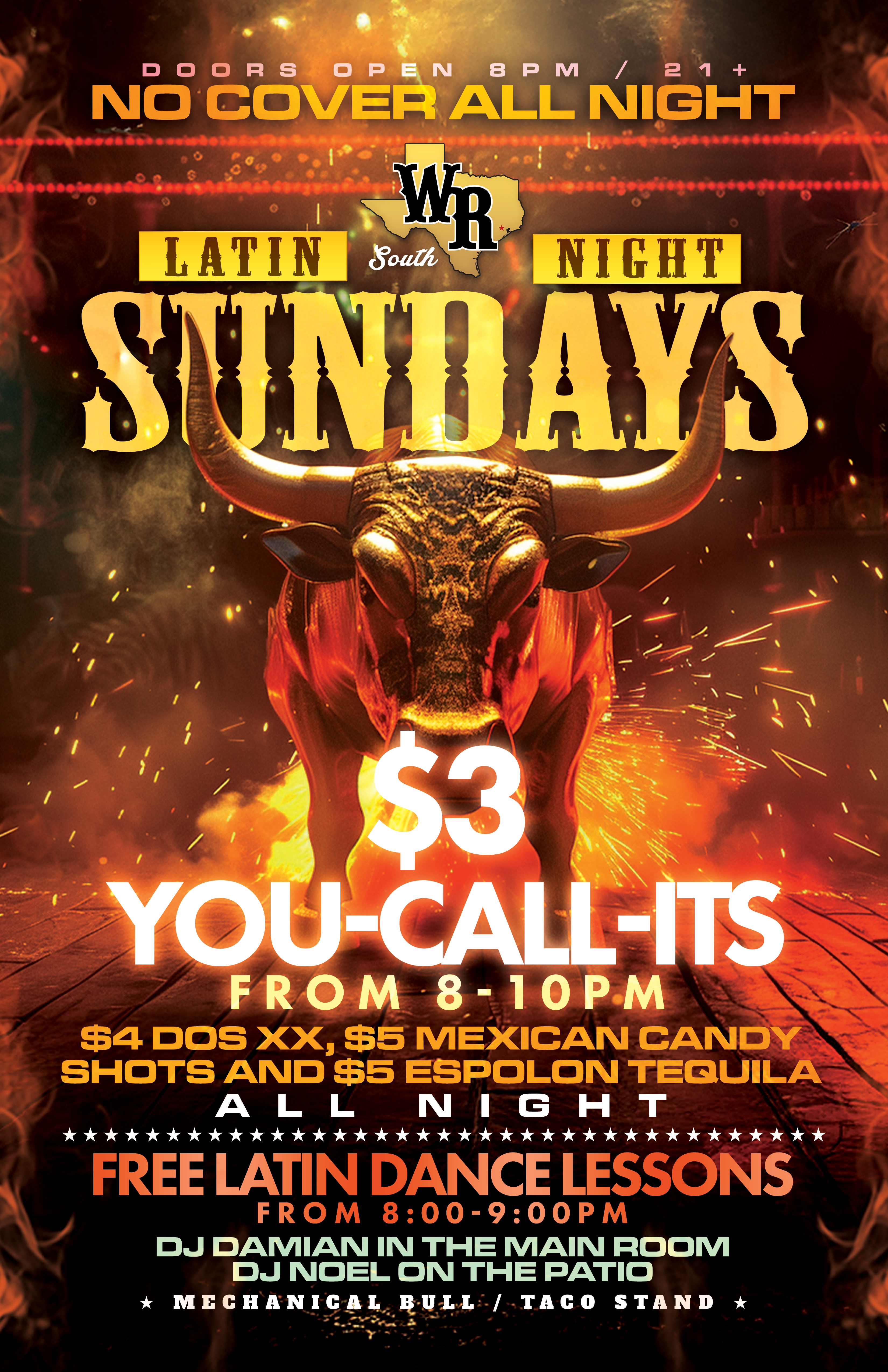 Sunday - Latin Night Sundays