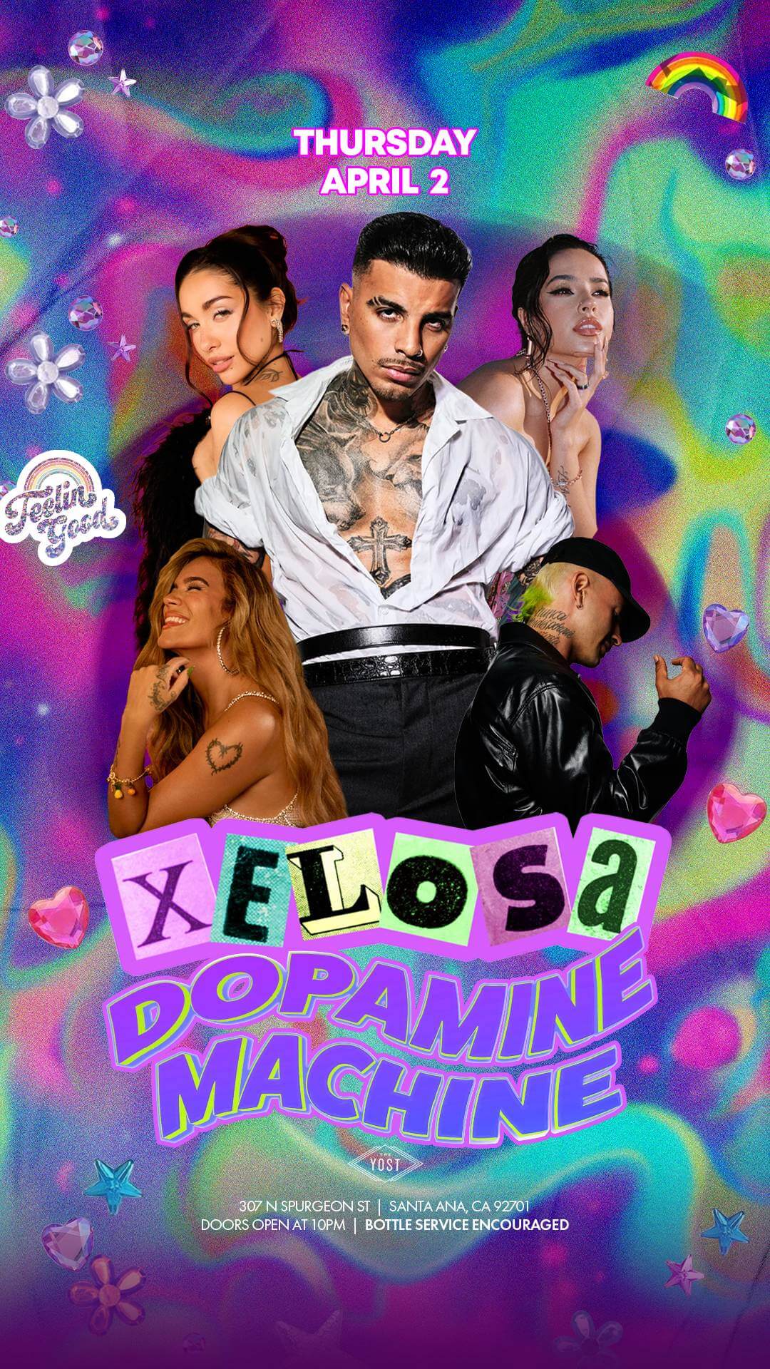 XELOSA DOPAMINE MACHINE PARTY  @ YOSTTHEATER