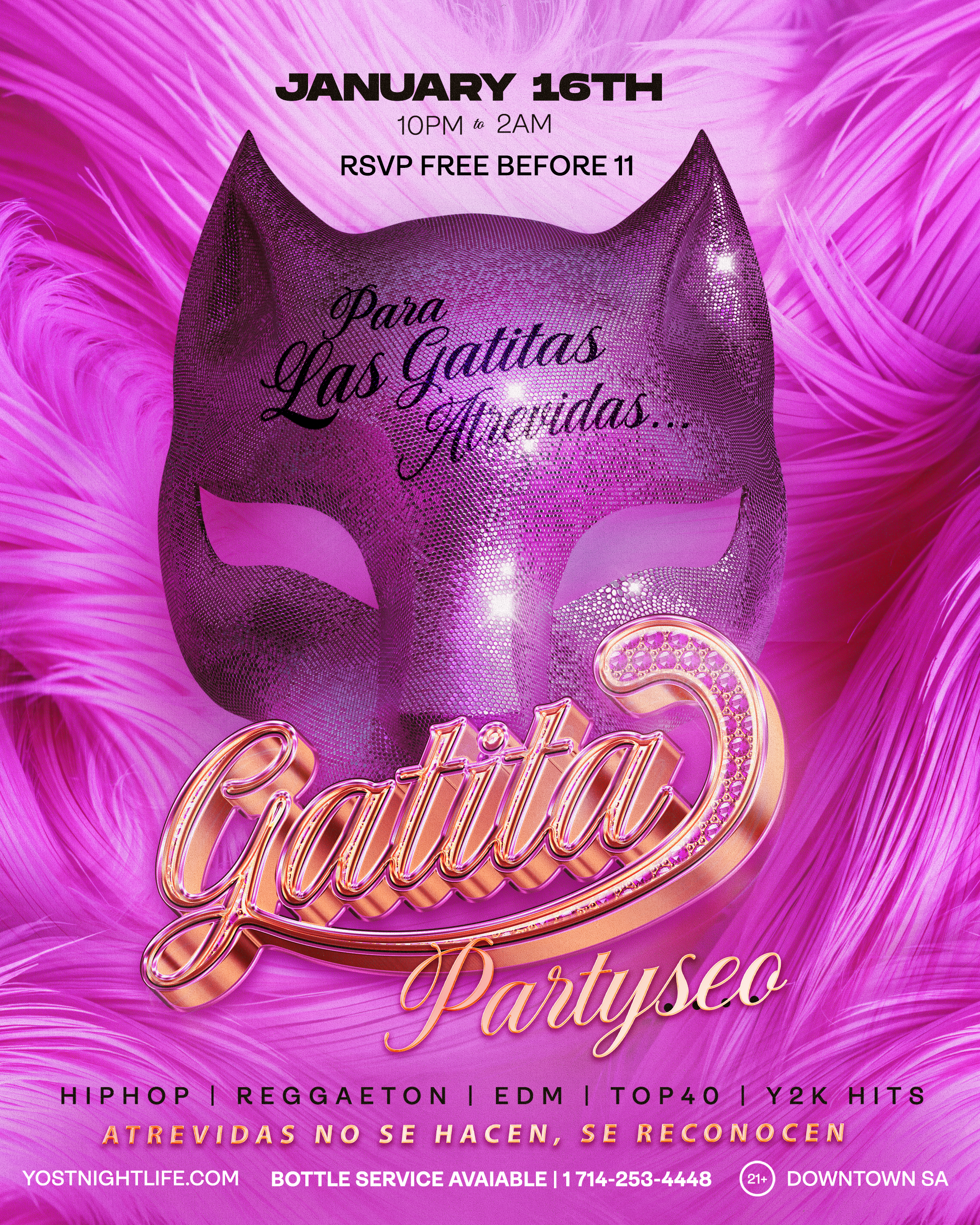 GATITA PERREO REGGAETON & HIP HOP PARTY 21+