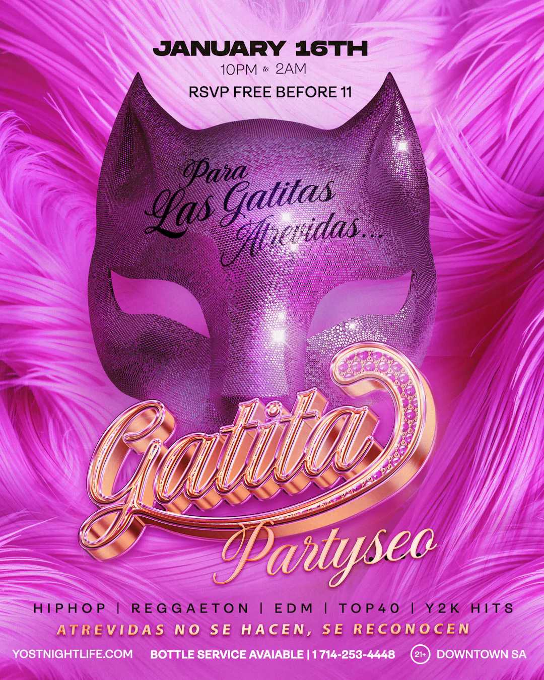 GATITA PERREO REGGAETON & HIP HOP PARTY 21+