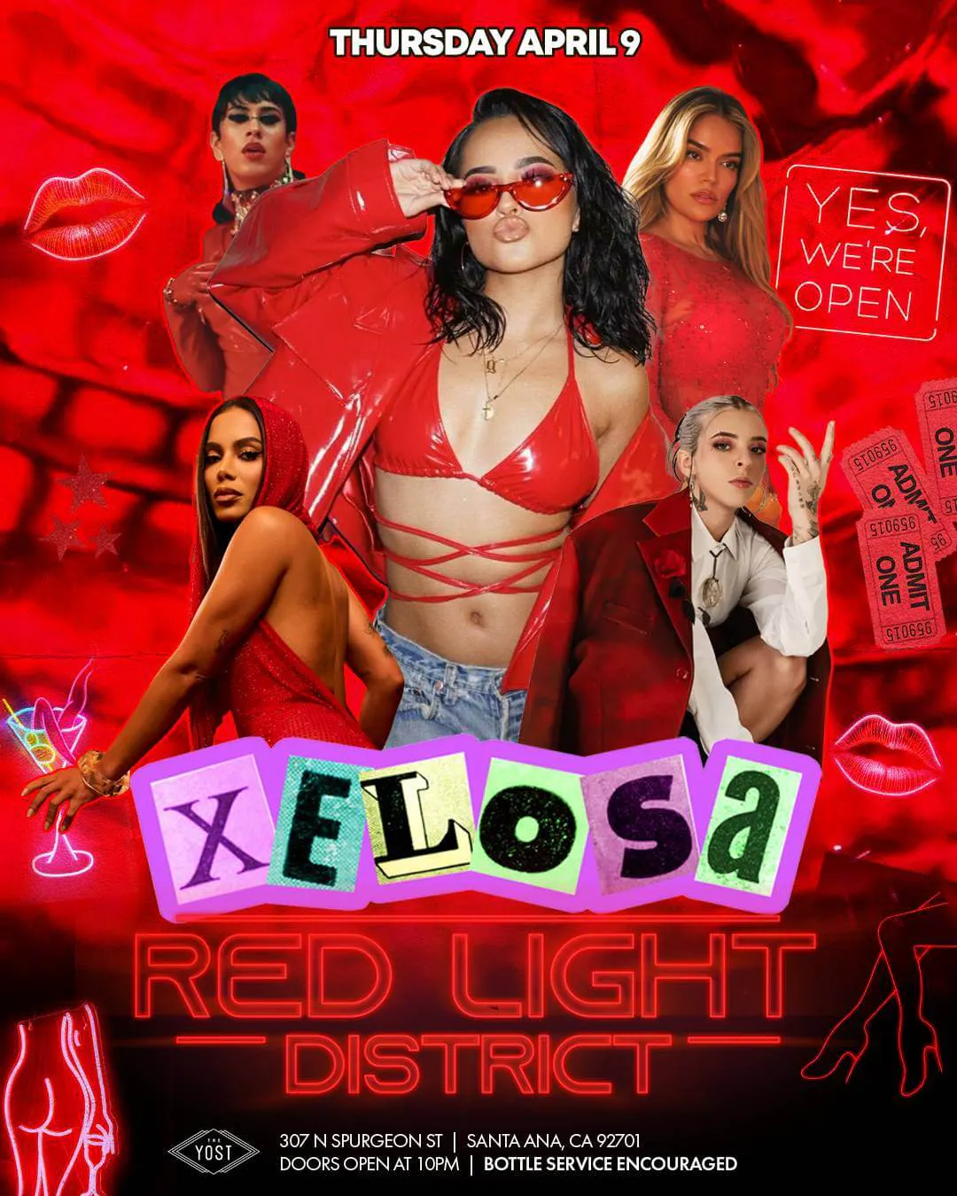 XELOSA RED LIGHT DISTRICT PARTY  @ YOSTTHEATER