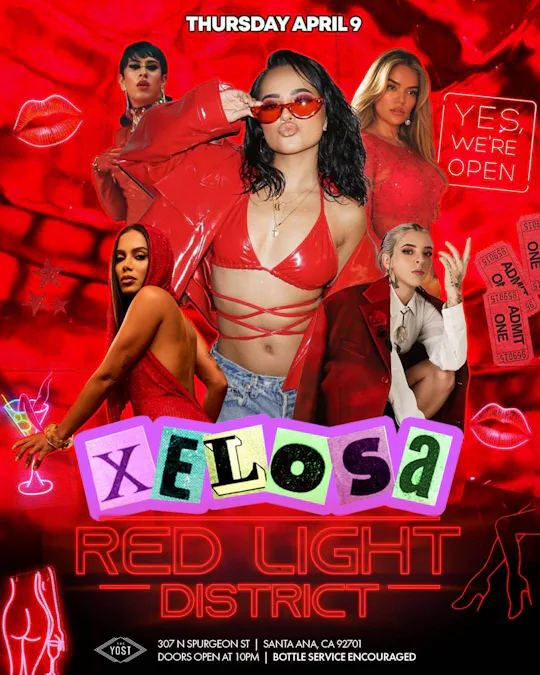 XELOSA RED LIGHT DISTRICT PARTY @ YOSTTHEATER