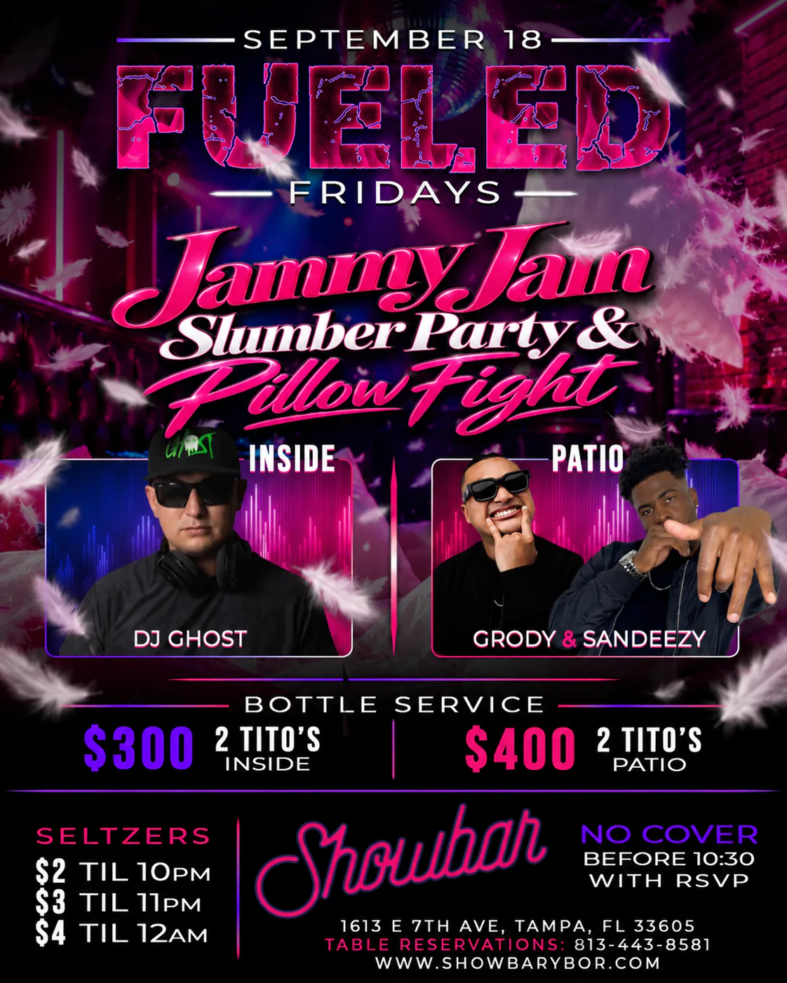 FUELED Fridays: Jammy Jam Slumber Party & Pillow Fight - 9/18/26
