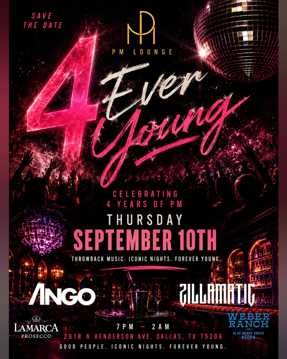 4Ever Young — PM Lounge 4th Anniversary