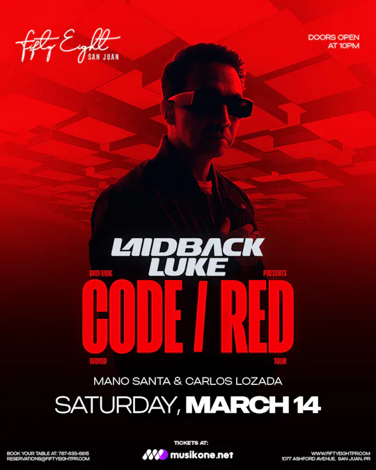 LAIDBACK LUKE (Code/Red World Tour)