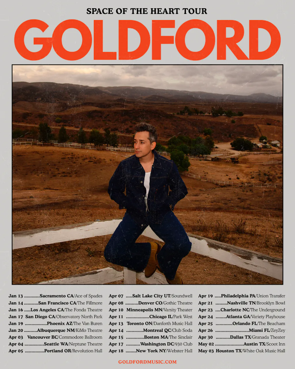 GoldFord - Space of the Heart Tour