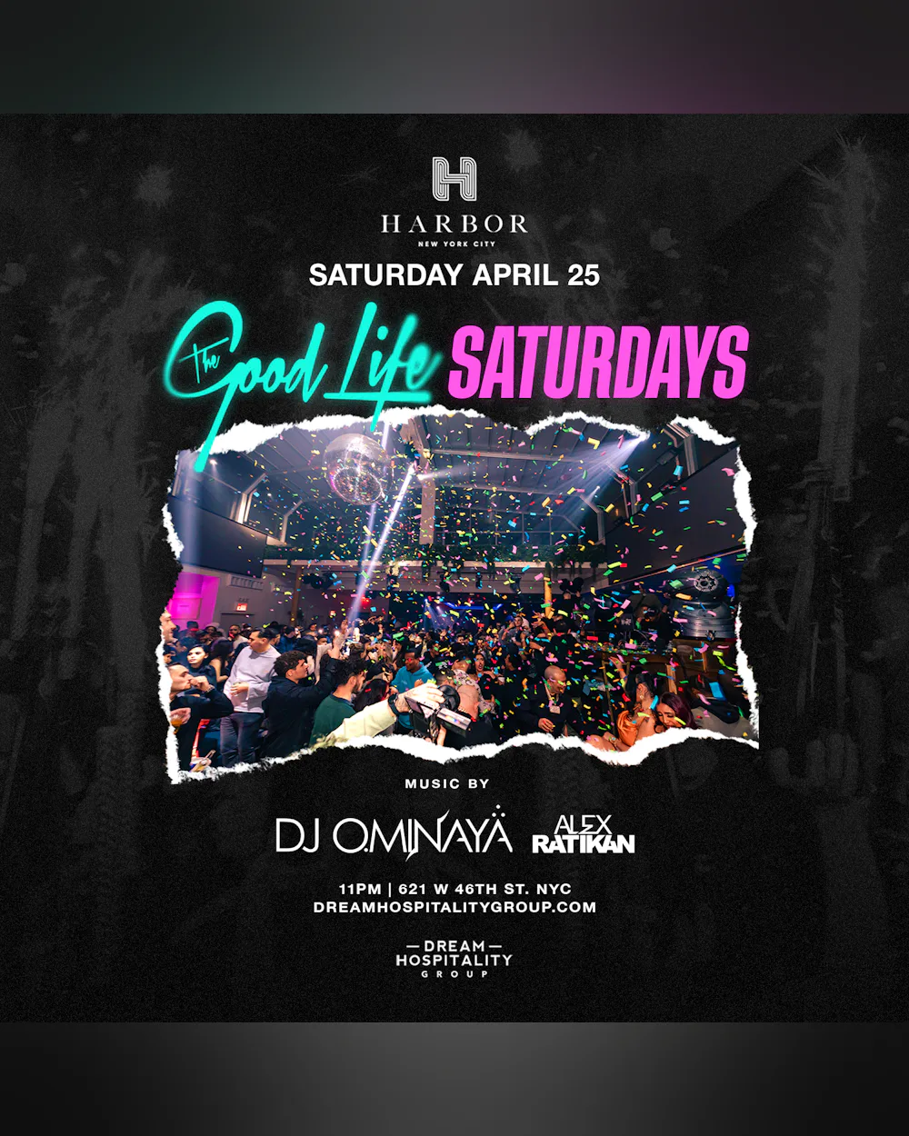 The Good Life Saturdays @ Harbor NYC