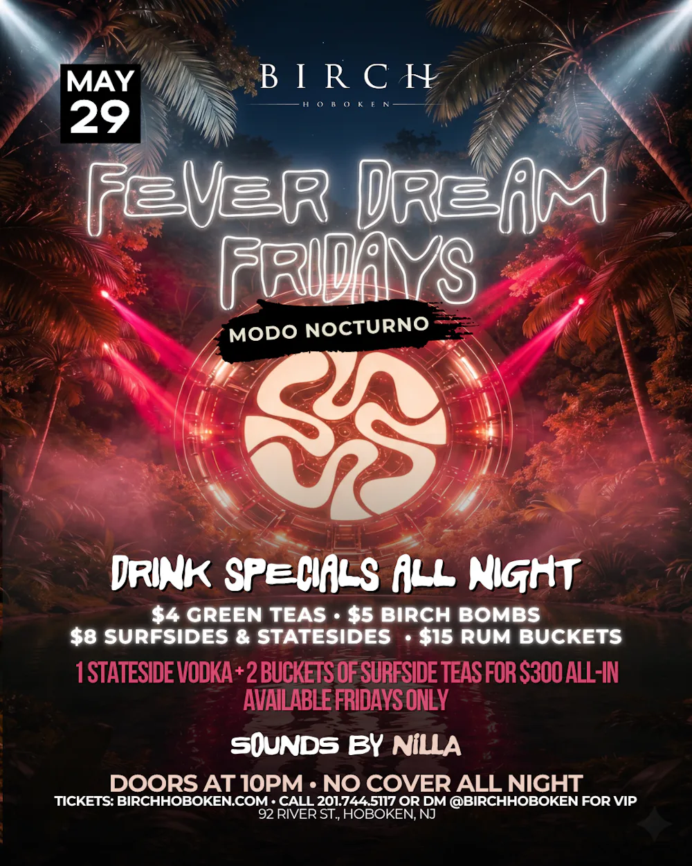 FEVER DREAM FRIDAYS: MODO NOCTURNO