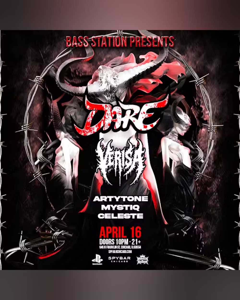 Bass Station ft. Dare, Verisa + more