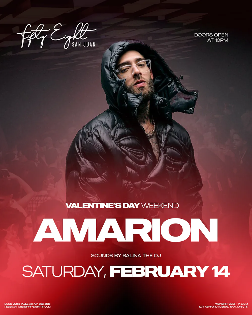 SATURDAY 2/14 | AMARION | Sounds by Salina The DJ