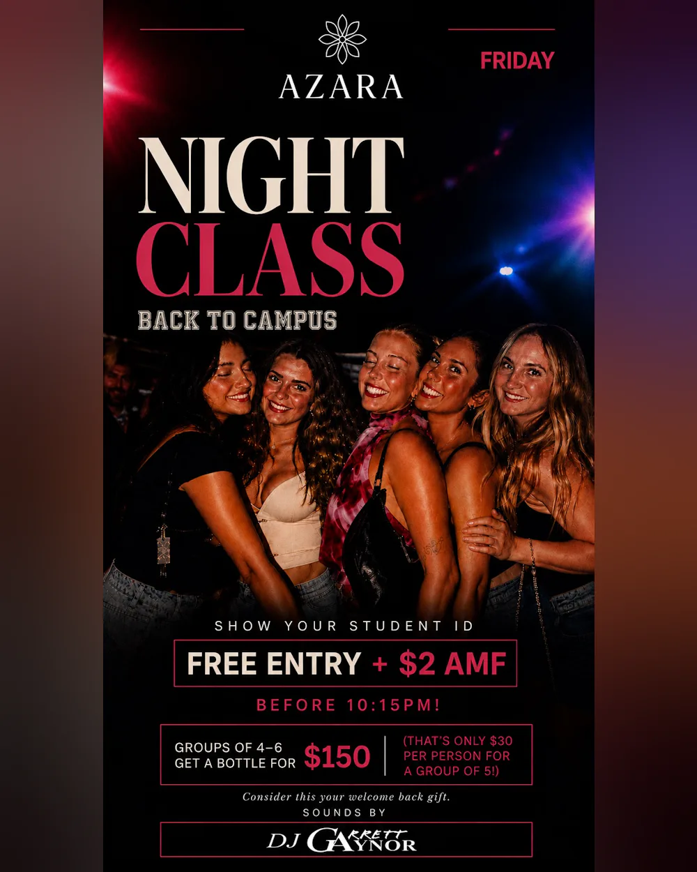 AZARA Night Class