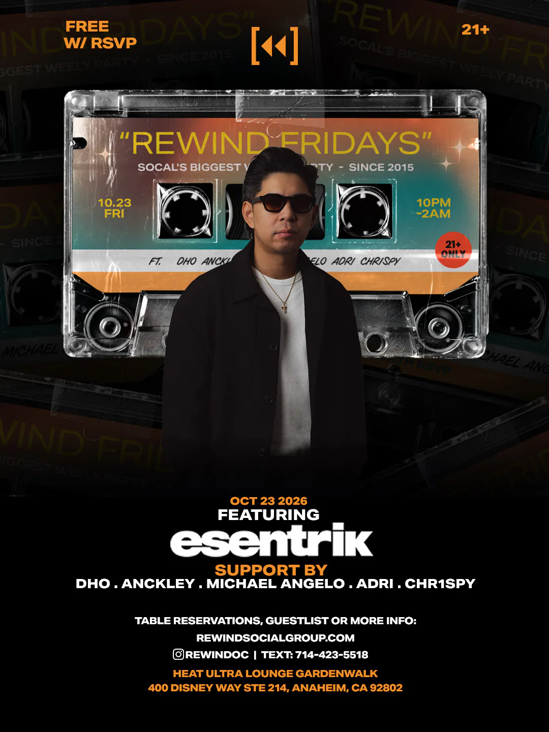 ESENTRIK · REWIND FRIDAYS | Heat Ultra Lounge