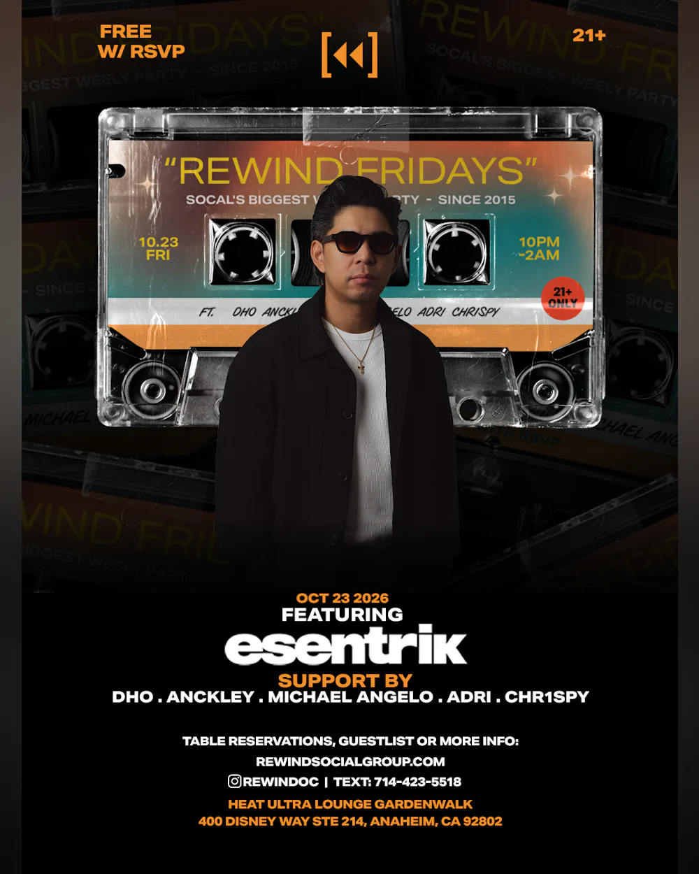 ESENTRIK · REWIND FRIDAYS | Heat Ultra Lounge
