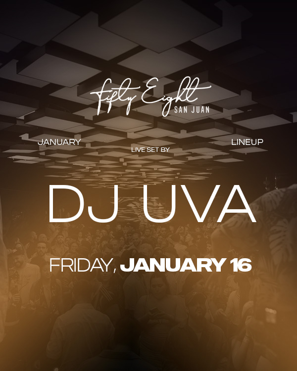 FRIDAY 1/16 | SOUNDS BY DJ UVA