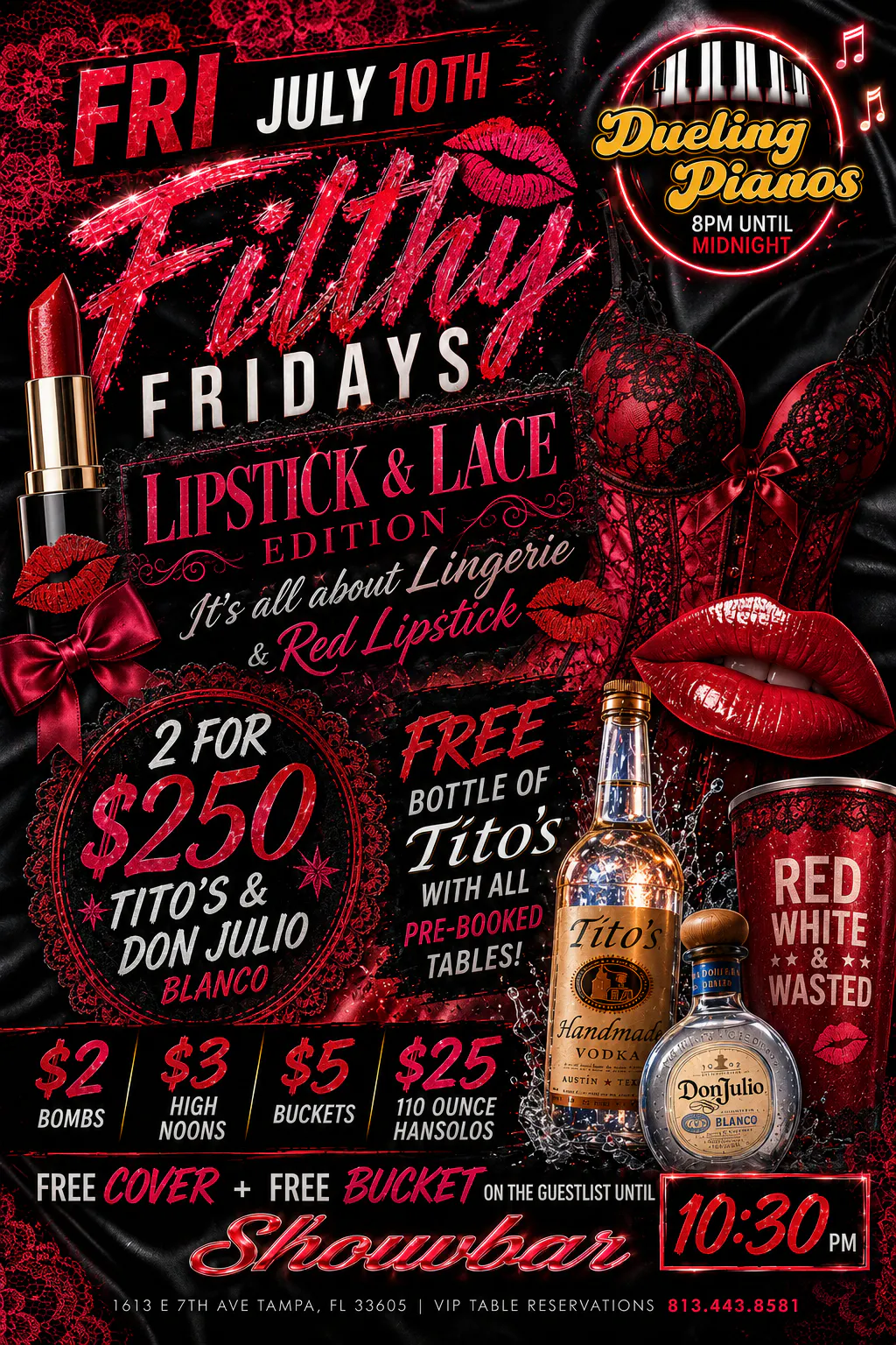 Filthy Fridays: Lipstick & Lace Edition - 7/10/26