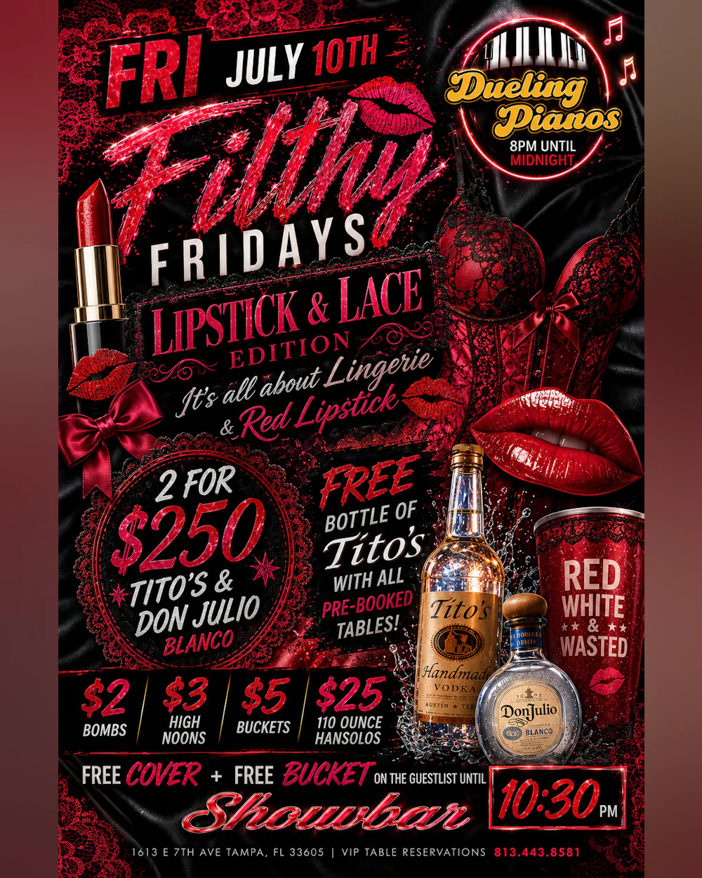 Filthy Fridays: Lipstick & Lace Edition - 7/10/26